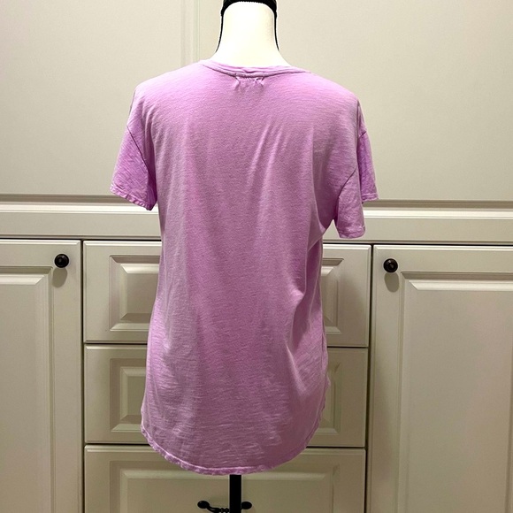 NWOT Anthropologie T.La Monika Flutter Sleeve Tee Size Small - Picture 5 of 8